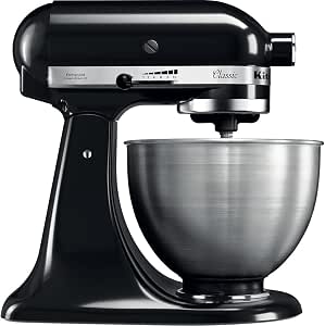 KitchenAid BUNDLE Kitchen Machine with Folding Motor Head 4.3 L - Classic (5K45SS) + Vegetable Cutter (5KSMVSA) - Image 1