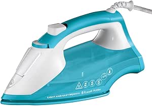 Russell Hobbs Steam iron [2400W, steam effect 115g +vertical steam 35g] Easy, Light, Powerful (Softening ceramic sole, 240ml tank, anti-limescale +drip-proof) 26482-56 - Image 1
