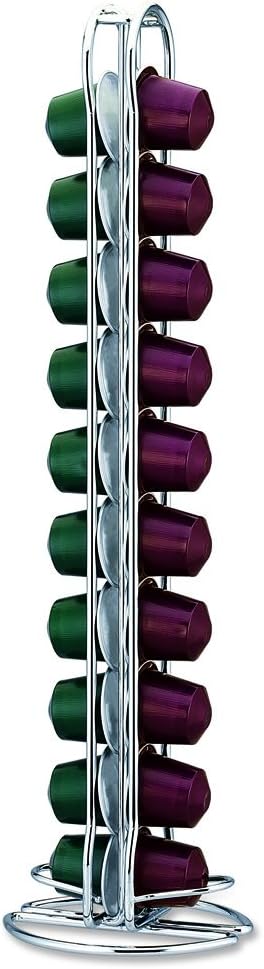 Fackelmann 20992 Metal Wire Dispenser for Nespresso Capsule Holder 20 Capsules 2 Columns - Image 1