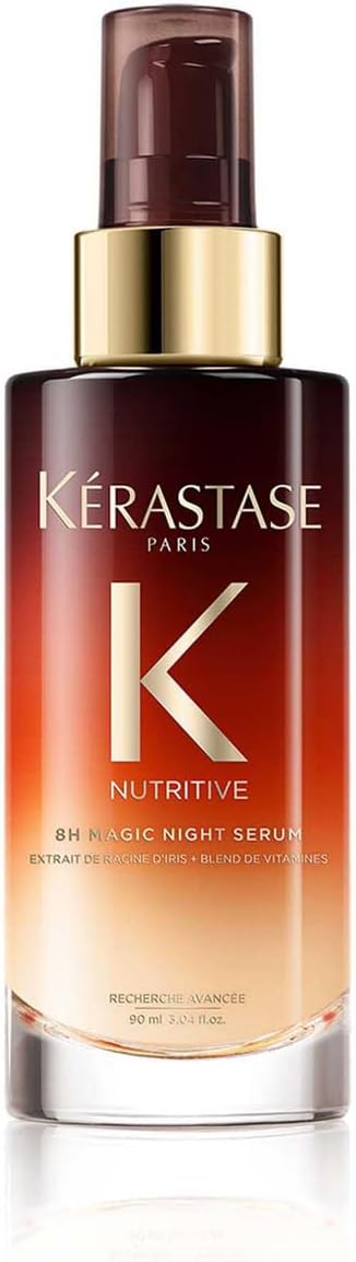 Kérastase, Nutritive, Sérum de Nuit Sans Rinçage, Nourrissant & Lissant, Pour Cheveux Secs, 8H Magic Night Serum, 90 ml - Image 1