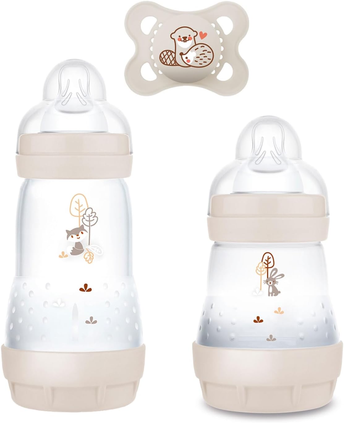 MAM 2 x Anti-Colic Baby Bottles 160 ml with Size 1 Teat from Birth - Image 1
