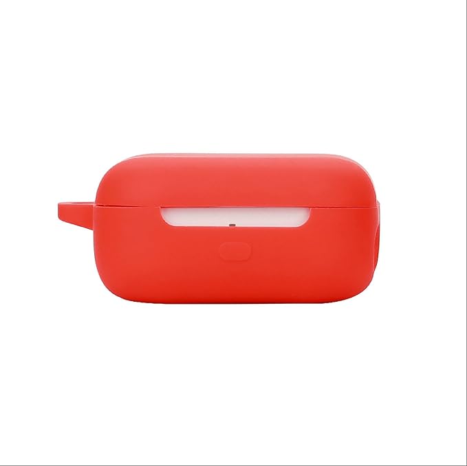 GIOPUEY Étuis Compatible avec Amazon Echo Buds (3. Gen), Coque Silicone, Poids léger, Antichoc, Portable - Rouge - Image 1