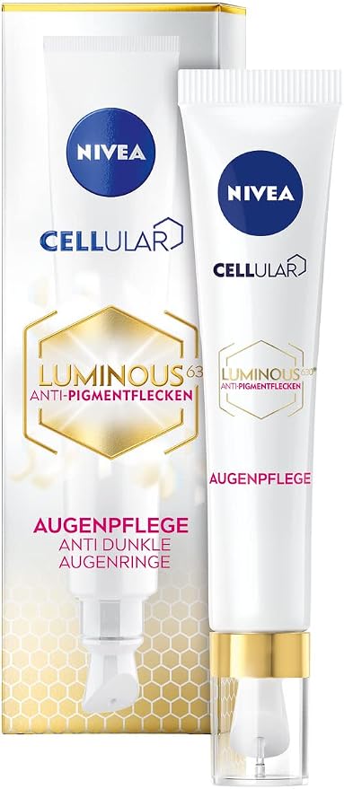 NIVEA Cellular Luminous630 Eye Cream Hyaluronic Acid and Caffeine Reducing Shadow, 15 ml - Image 1