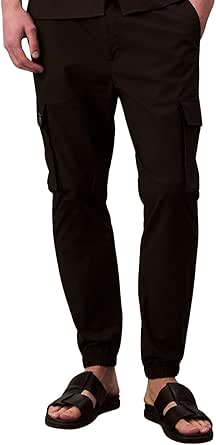 Calvin Klein Men's Elastic Ripstop Skinny Fit Cargo Trousers - Image 1