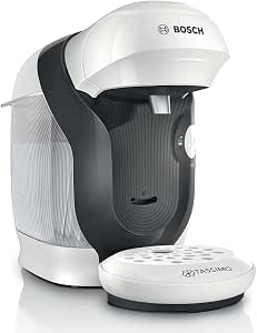 Bosch Tassimo Style Friendly TAS114E Capsule Machine with 70+ Drinks, Suitable for All Cups, Fully Automatic, Durable, Space-Saving, 1400 W, White - Image 1