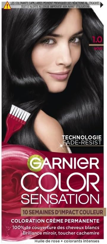 Garnier Color Sensation Coloration Permanente 1.0 Noir - Image 1