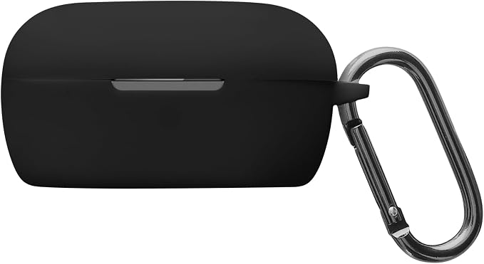 kwmobile Earphone Case Compatible with Bose QuietComfort Earbuds - Protective Silicone Case - Black - Image 1