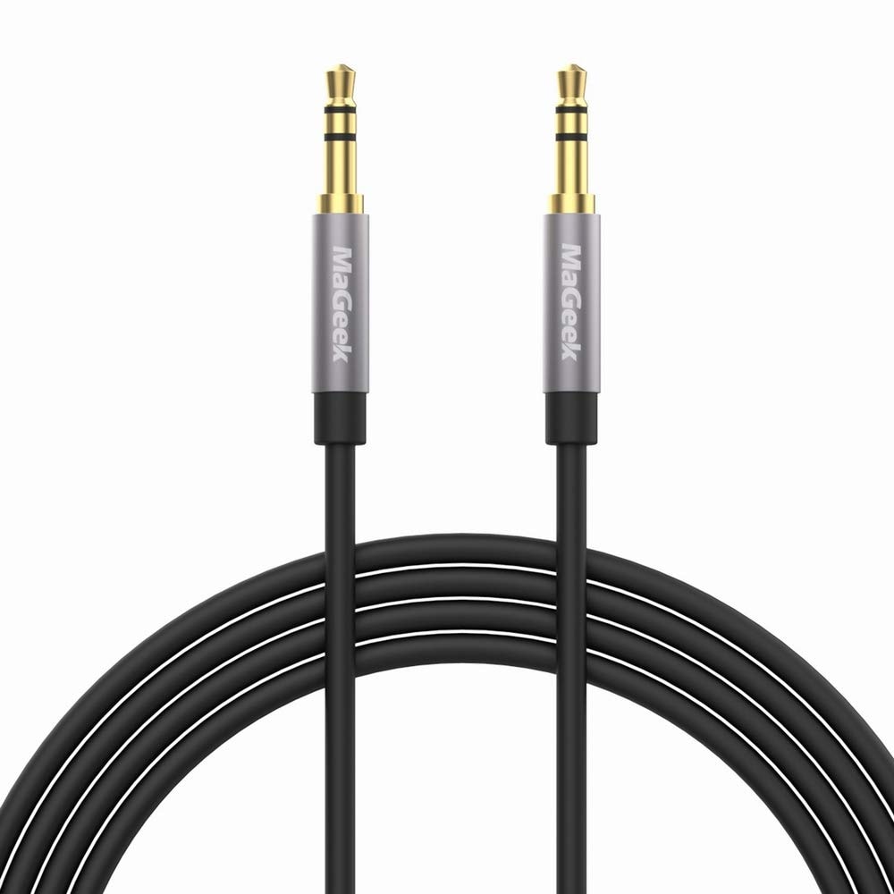 MaGeek 3.5mm Auxiliary Audio Cable (3m) Extra Long Male to Male Stereo Audio Cable for Beats, iPhone, iPod, iPad, Car Radio, Stereo etc. (Black) - Image 1