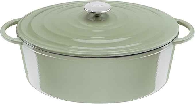 Tefal LOV E2580604 Oval Casserole Dish 34 cm Green - Image 1