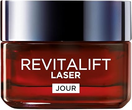 L'Oréal Paris - Anti-Aging Deep Face Care - Triple Action Anti-Aging Day Cream - With Hyaluronic Acid, Pro-Retinol & Vitamin C - All Skin Types - Revitalift Laser X3 - 50 ml - Image 1