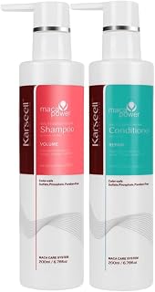 Karseell MACA CARE SYSTEM Set Shampooing Volumisant + Après-Shampooing Réparateur Huile d’Argan Panthénol Volume Réparation Hydratation Cheveux Fins Secs Abîmés Sans Sulfates ni Parabènes 200ml x2 - Image 1