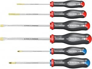 FACOM Set of 6 Protwist Round Blade Screwdrivers and.J6PB - Image 1