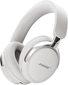 Bose New QuietComfort Ultra (2nd Generation) Bluetooth Headphones: Wireless Headphones with Sound, On-Ear Noise Cancelling with Built-in Mic, Up to 30 Hours of Listening Time, Cloud White - Image 1