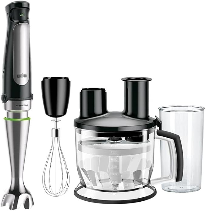 Braun Household Multi Quick 7 Minipimer Braun Modelo MQ7075X, Plastic, 1.5 L, Black - Image 1