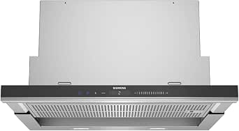 Siemens iQ700 LI69SA684 cooker hood Semi built-in (pull out) Black,Stainless steel 935 m³/h A          [Energy Class A] - Image 1