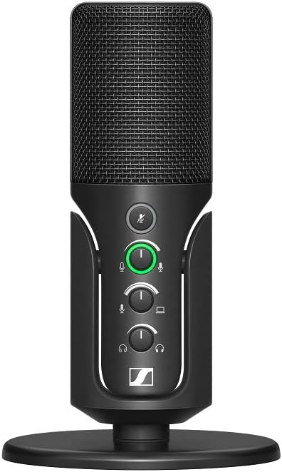 Sennheiser Profile Micro USB with Stand - Plug-and-Play Design, Perfect for Podcasts or Streaming, Cardioid Condenser Capsule, 1.2m USB-C Cable - Black (700065) - Image 1