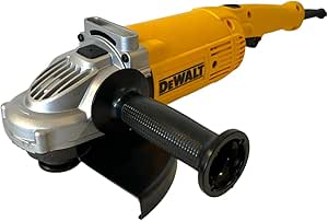 DEWALT DWE492S-QS Grinder Ø 230 mm - 2200W wired - No-load speed 6600 rpm - Protective casing ø 230 mm - Multi-position side handle - Indoor/outdoor flange - Service key Yellow          [Energy Class A] - Image 1