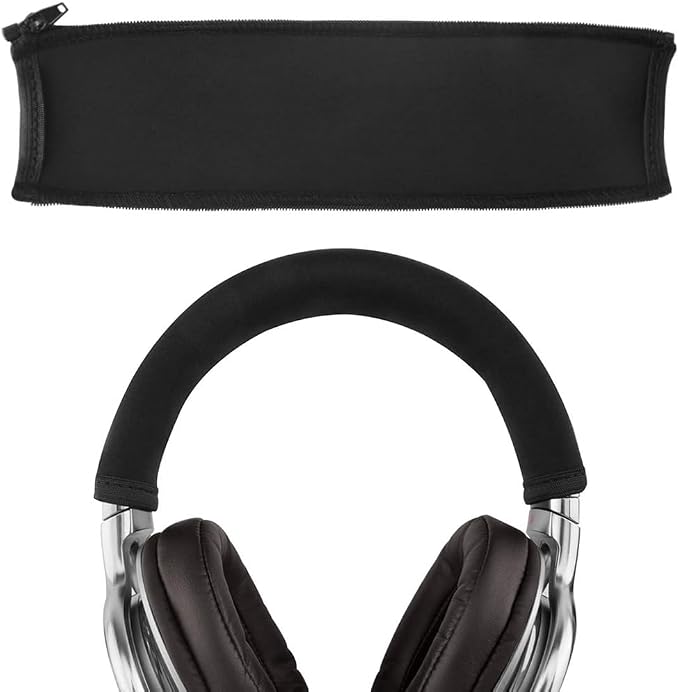 MMOBIEL Replacement Replacement Headphone Headband Cover Compatible with Sony MDR1A MDR-1ADAC/S/B MDR-1ABT MDR-1AM2/B/S MDR1RNC MDR1R MDR1RBT MDR-1R(N) MK2 (Black) - Image 1