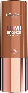 L'Oréal Paris - Le Stick Soleil - Stick Bronzant Contouring - Teint Hâlé Éclatant - Texture Crémeuse Fondante - Fini Poudré - Format Facile à Transporter - Lumi Bronze - Teinte : 110 Toasted Sunlight - Image 1