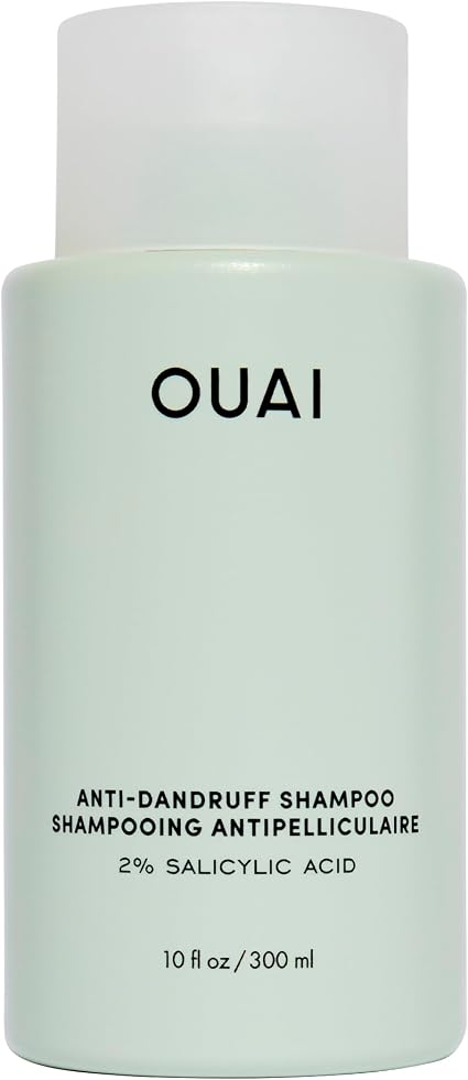 OUAI Anti Dandruff Shampoo - Soothing Salicylic Acid Shampoo for Flaky, Dry & Itchy Scalp - Reduces Itching, Redness & Irritation - Leather Care - Image 1