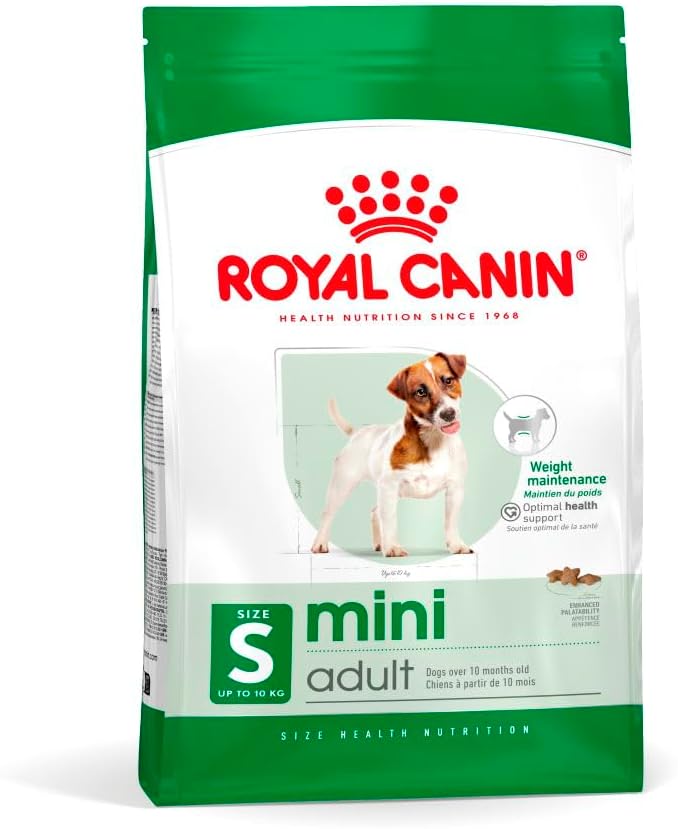 Royal Canin Mini Adult | 800 g | Complete food for small breed dogs | Omega-3 fatty acids for skin and coat | Adjusted energy content and suitable kibble size - Image 1