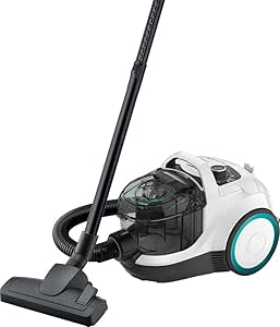 Bosch BGC21HYG1 Series 4 Household Appliances, Pro Hygiene Bagless Canister Vacuum Cleaner, Ultra Allergy Hygiene Filter, Powerful and Compact, 550 Watts, Mattress Accessory Included, White - Image 1