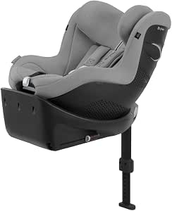 CYBEX Gold Sirona Gi i-Size Plus Car Seat with Base, From 3 months to 4 years approx. (from birth with the Reducer), Max. 20 kg, 61-105 cm (from 40 cm with the Reducer), Stone Grey - Image 1