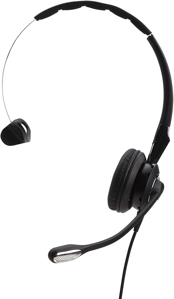 Jabra Biz 2400 II USB-A BT MS On-Ear Mono Headphones - Wired Noise Reduction Headphones with HD Voice and Bluetooth Controller - Microsoft Skype for Business - Image 1