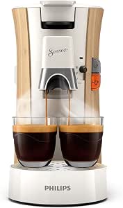 Philips SENSEO Select Machine à dosettes de café, fonction Intensity Plus Memo, Crema Plus, Silk White Matte Finish (CSA240/06) - Image 1