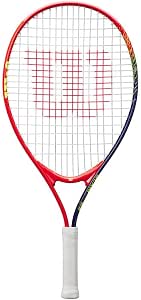 Wilson Slam Junior 23 Boys Tennis Racket Red/Yellow Strung 205g L - Image 1