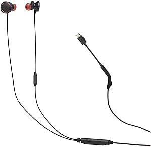 JBL Quantum 50C Wired In-Ear Gaming Earphones with USB-C Adapter, QuantumSURROUND Sound, Cross-Platform Accounting, Voice Focusing Mic, Black - Image 1