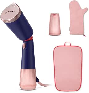 Philips Hand Steamer 5000 Series - Power 1400 W, Continuous Steam, Two Water Tanks, Eco and Max Settings, Adjustable Head, Metal Sole, Accessories, Navy Blue (STH5030/20) - Image 1