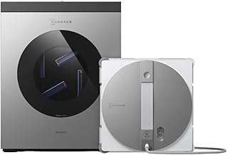 ECOVACS WINBOT W3 OMNI Robot Nettoyeur de Vitres avec Station, Lavage Automatique des Tampons, Nettoyage Intelligent Jusqu’aux Bords, Pulvérisation à 3 Jets, Contrôle via Application - Image 1