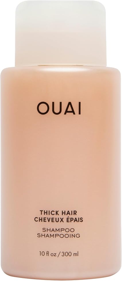 Ouai Thick Shampoo - Moisturizing and Fortifying Shampoo with Keratin, Marshmallow Root, Shea Butter and Avocado Oil for Thick Hair - Paraben, Phthalate, Sulfate Free - 300 ml (10 fl oz) - Image 1