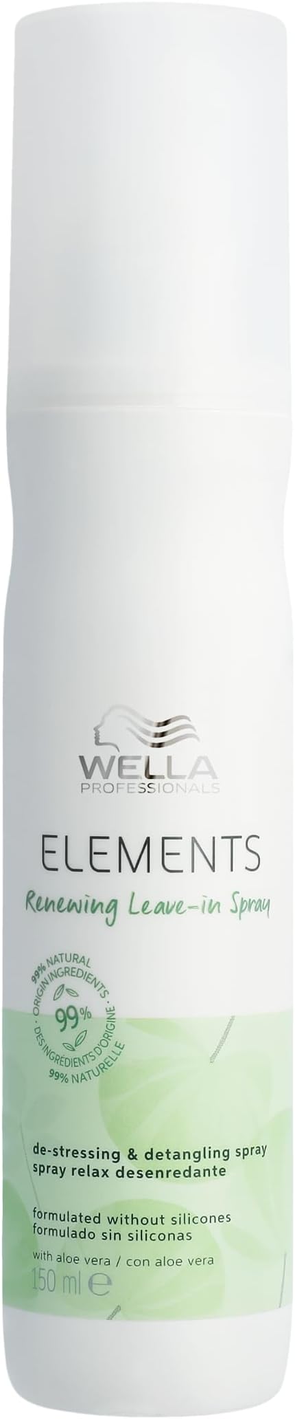 Wella Professionals Elements Shampoing régénérant doux sans sulfate et sans silicone pour tous types de cheveux - Apporte douceur et brillance aux cheveux, avec de l'Aloe Vera - Image 1