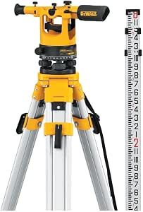 DeWALT Dw092pk 20 x Transit Level Package with Tripod, Rod, and Carry Case - Image 1