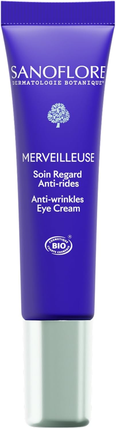 Sanoflore Wonderful Anti-Wrinkle Eye Cream, Organic Eye Cream, Vegan Retinol, Caffeine, Chestnut Flower, Pro-Collagens - Image 1