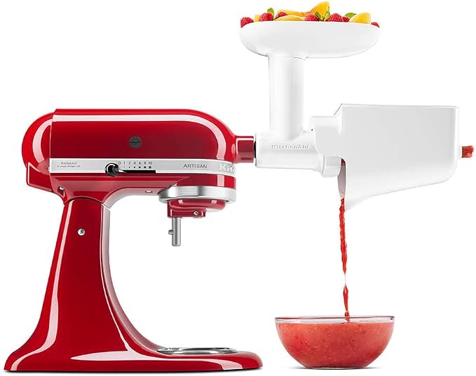 KitchenAid 5KSMFVSP Vegetable and Fruit Mill Accessory - Masher for KitchenAid Pastry Processor - Mill with Sieve - Image 1