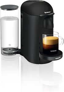 Nespresso Coffee Machine KRUPS Vertuo Plus Matte Black Espresso Coffee Maker YY3922FD - Image 1