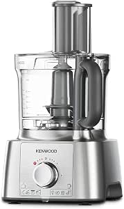 Kenwood Robot da Cucina MultiPro Express FDP65.590SI con Ampia Gamma di Accessori, Ciotola di Capacità 3 L, Potenza 1000 W, 2 Velocità Più Pulse, Argento          [Energy Class A+] - Image 1