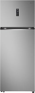 LG GTBV44PYBKD Réfrigérateur double portes 70 cm Classe E 461L Connectivité WiFi avec application Thinq connexions plates, technologie de refroidissement porte et linéaire, écran externe, compresseur - Image 1