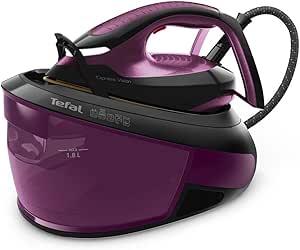 Tefal Express Vision SV8152 2800 W 1.8 L Durilium AirGlide Autoclean soleplate Purple - Schwarz (SV8152) - Image 1