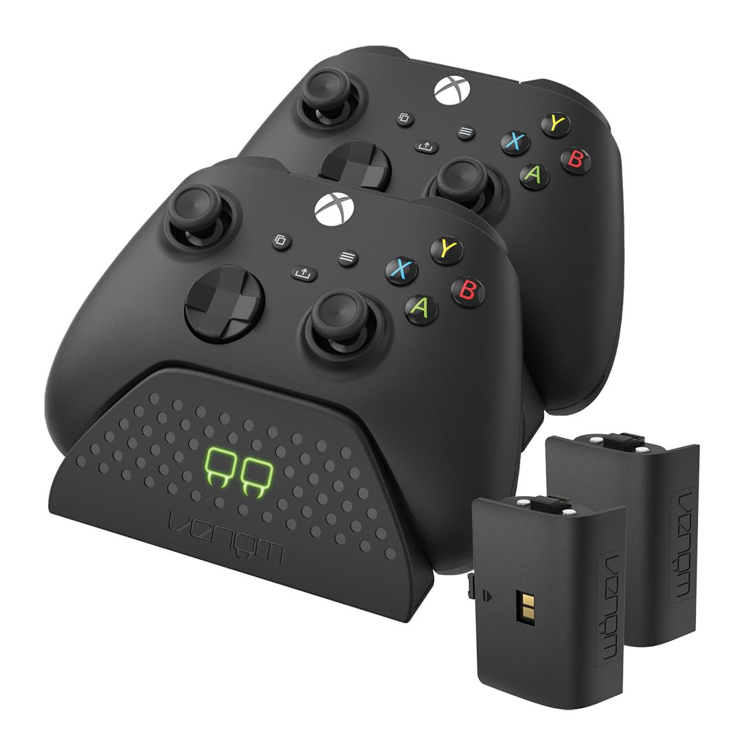 Venom Double station de chargement avec 2 batteries rechargeables - Noir (Xbox Series X & S/Xbox One) - Image 1