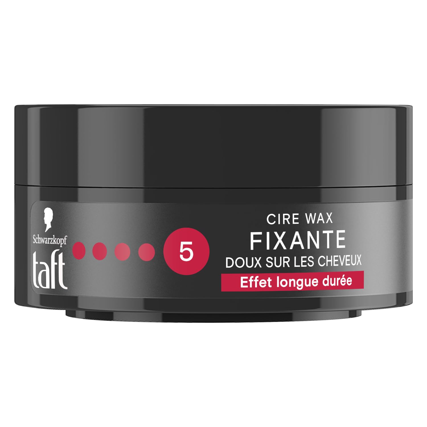 Taft - Schwarzkopf - Power Fixing Wax - Hair Wax - Very strong hold - Long lasting - 48h hold - Protects against drying out - Styling Hair - 75ml jar - Image 1