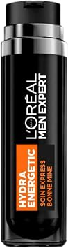 L'Oréal Men Expert - Undetectable Face Gel for Men - Ultra-Natural Effect & 24H Hydration - Without Self-Tanning - All Skin Types - Express Good-looking Care - Hydra Energetic - 50 ml - Image 1