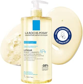 La Roche-Posay - Lipikar Cleansing Oil AP+ - Anti-irritation and Anti-scraping Shower Oil - Dry skin with atopic tendency, eczema - Shea butter and Niacinamide based - Image 1