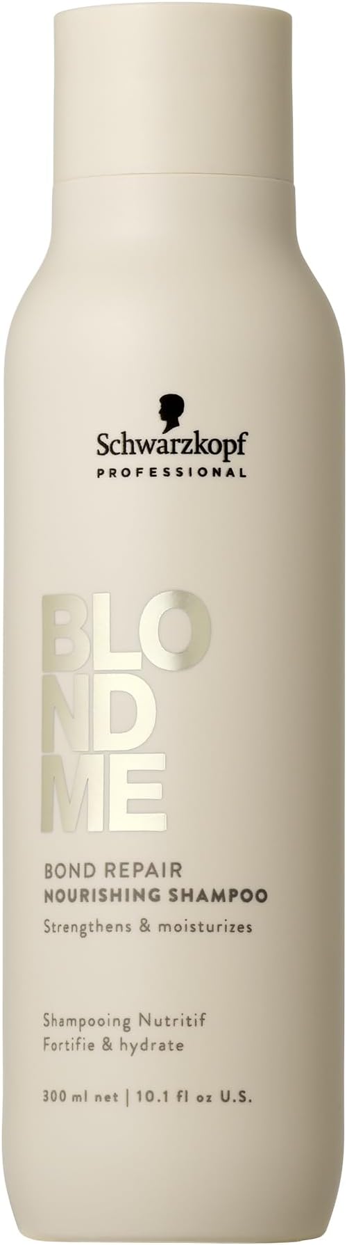 Schwarzkopf Professional BLONDME Bond Repair Nourishing Shampoo Smoothing White Tea Deep Nourishing Moisturizing And Softening Shampoo 300ml - Image 1