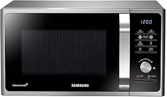 Samsung MS23F301TA Microwave Oven with Tray, 23 L, Stainless Steel Combination Cooker, 800 W, Silver - Image 1