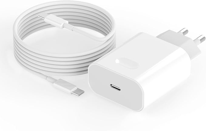 iPhone Fast Charger, 30W USB C Power Adapter Plug with Type-C to C 2M Cable, Apple MFi Certified Charger Block Compatible with iPhone 17/16/16 Plus/16 Pro/16 Pro Max/15/iPad Air/AirPods - Image 1