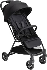 Chicco Urbino Pushchair, 0 plus mois - 22 kg, Lightweight and Compact Baby Stroller, Comfortable, One-Handed Folding, Extendable Hood with UV50 Plus Rain Protection, Leg Rest, Black - Image 1